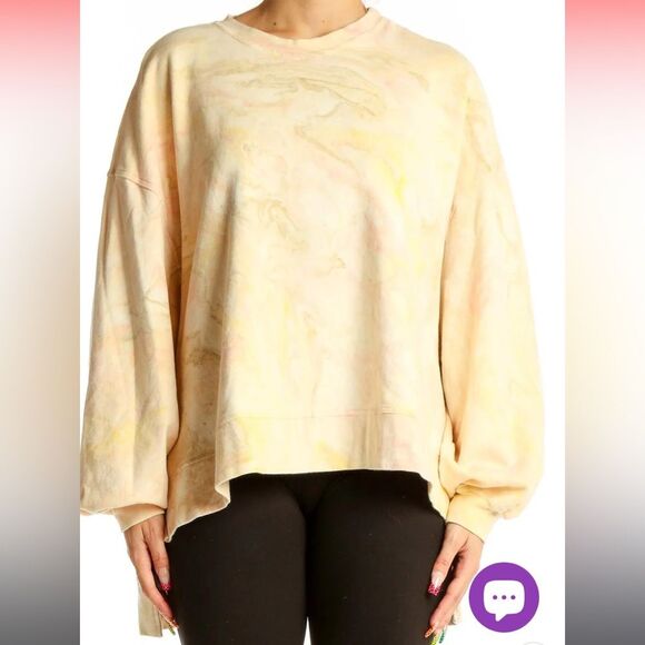 Electric & Rose Marble Print Sweatshirt M - Picture 1 of 12